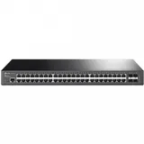 JetStream™ 48-Port Gigabit и 4-Port 10GE SFP+ L2+ Managed Switch with 48-Port PoE+ Порты: 48 × портов PoE+ 1 Гбит/с, 4 × слота 10 Гбит/с SFP+, консольный порт RJ45/Micro-USB Спецификация: 802.3at/af
