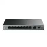 Коммутатор PoE+ GbE 10-портовый Tp-Link LS1210GP &lt 10-портовый гигабитный настольный коммутатор,с 8 портами PoE+ IEEE 802.3af/at, бюджет мощности PoE 61W, 1 порт SFP &gt