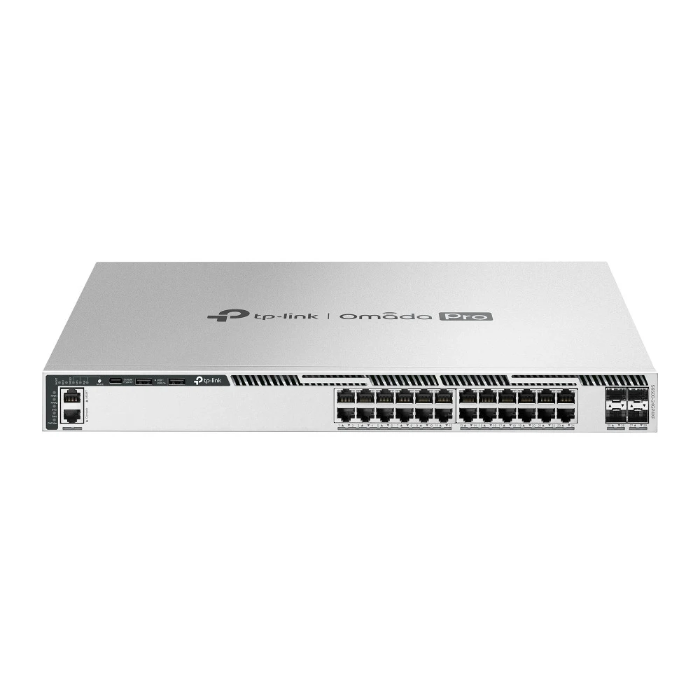Коммутатор TP-Link/S6500-24GP4XF/Omada Pro 24-портовый управляемый стекируемый коммутатор L3 S6500-24GP4XF
