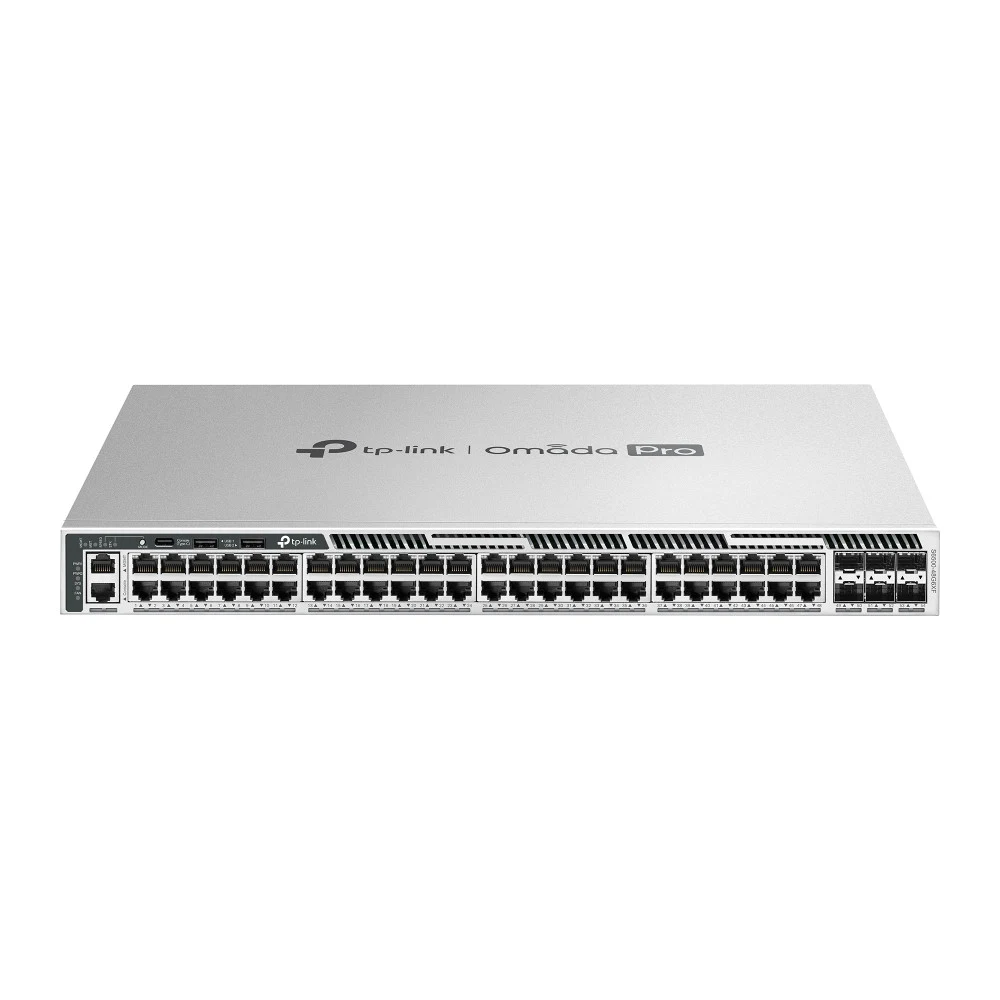 Omada Pro 48‑портовый гигабитный управляемый стекируемый коммутатор L3 с 6 SFP+ слотами S6500-48G6XF
