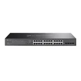 Коммутатор PoE+ Smart GbE 28-портовый Tp-Link SG2428LP &lt JetStream™ 16 портов GbE PoE 802.3af/at (max 30W на порт), 8 портов GbE без PoE, 4 гигабитных слота SFP, коммутационная матрица 56 Гбит/с,