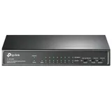 9-портовый 10/100 Мбит/с неуправляемый PoE коммутатор, 8 портов PoE+, IEEE 802.3af/at, бюджет PoE 65 Вт, стальной корпус, режим Extend Mode для передачи PoE до 250 метров,  приоритетный режим на пор
