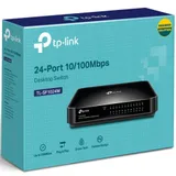 TP-Link TL-SF1024M 24-портовый 10/100 Мбит/с настольный коммутатор Инновационная энергосберегающая технология позволяет экономить до 67% потребляемой электроэнергии Контроль потока IEEE 802.3x для п