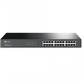 Коммутатор TP-Link TP-Link TL-SG1024 24-портовый гигабитный коммутатор, 24 порта RJ45 10/100/1000 Мбит/с, 1U 19-дюймовый монтируемый в стойку стальной корпус