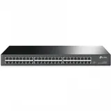 TP-Link TL-SG1048, 48-портовый гигабитный коммутатор, 48 портов RJ45 10/100/1000 Мбит/с, 1U 19-дюймовый монтируемый в стойку стальной корпус 48 портов 10/100/1000 Мбит/с (разъем RJ45) Инновационная