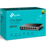 Коммутатор PoE+ GbE Easy Smart 8-портовый Tp-Link TL-SG108PE 8 портов GbE 4-Port PoE (Port1- Port4) IEEE 802.3af/at, QoS 802.1p/DSCP, IGMP Snooping, бюджет мощности PoE 65W, автовосстановление PoE,
