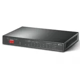 10-Port Gigabit Desktop Switch with 8-Port PoE+PORT: 8× Gigabit PoE+ Ports, 2x Gigabit Non-PoE Ports, 1× Combo Gigabit SFP SlotSPEC: 802.3at/af, 123 W PoE Power, Desktop Steel CaseFEATURE: Extend Mo