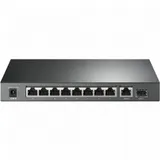 Коммутатор PoE+ GbE 10-портовый Tp-Link TL-SG1210P 10-портовый гигабитный настольный коммутатор с 8 портами PoE+ IEEE 802.3af/at, бюджет мощности PoE 63W