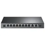 TP-Link TL-SG1210PP Настольный коммутатор с 9 гигабитными портами (6 портов PoE+, 2 порта PoE++) и комбинированным гигабитным портом RJ45/SFP