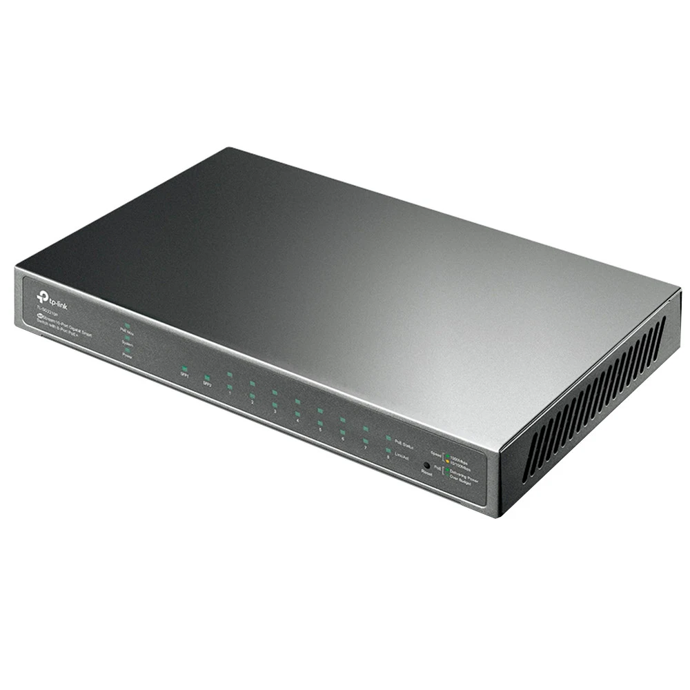 Коммутатор TP-LINK TL-SG2008 8-портовый гигабитный настольный Smart коммутатор, 8 портов RJ45 10/100/100 Мбит/с, VLAN на базе тэга, STP/RSTP/MSTP, IGMP V1/V2/V3 Snooping, фильтрация DHCP, 802.1P Qos
