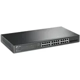 JetStream гигабитный Smart коммутатор на 24 порта PoE+ и 4 SFP-слота.Порты:24 гигабитных порта PoE+ и 4 гигабитных слота SFP для высокоскоростных подключений. Спецификация: 802.3at/af,Бюджет PoE: 25