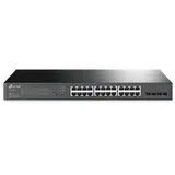 JetStream гигабитный Smart коммутатор на 24 порта PoE+ и 4 SFP-слота.Порты:24 гигабитных порта PoE+ и 4 гигабитных слота SFP для высокоскоростных подключений. Спецификация: 802.3at/af,Бюджет PoE: 25