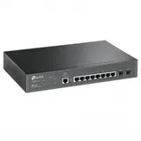 TL-SG3210 JetStream управляемый коммутатор уровня 2+ на 8 гигабитных портов и 2 гигабитных uplink-порта,8 портов RJ-45 10/100/1000 Мбит/с,2 гигабитных SFP-слота,консольные порты: 1 порт RJ-45 + 1 Mi