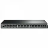 Jetstream 48-port gigabit L2+ managed switch with 4-gigabit uplink ports, 48 10/100/1000Mbps RJ-45 port, 4 1000Mbps SFP slots