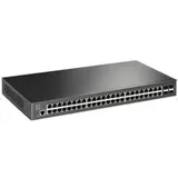 Jetstream 48-port gigabit L2+ managed switch with 4-gigabit uplink ports, 48 10/100/1000Mbps RJ-45 port, 4 1000Mbps SFP slots
