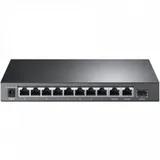Коммутатор PoE+ 8-портовый Tp-Link TL-SL1311MP 8 портов RJ45 10/100Mbps PoE+ 802.3af/at, 2 GbE RJ45, 1 GbE SFP-порт, бюджет мощности PoE 124 Вт, режим Extend (до 250 м передачи данных и питания по P