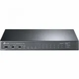 Коммутатор PoE+ 8-портовый Tp-Link TL-SL1311MP 8 портов RJ45 10/100Mbps PoE+ 802.3af/at, 2 GbE RJ45, 1 GbE SFP-порт, бюджет мощности PoE 124 Вт, режим Extend (до 250 м передачи данных и питания по P