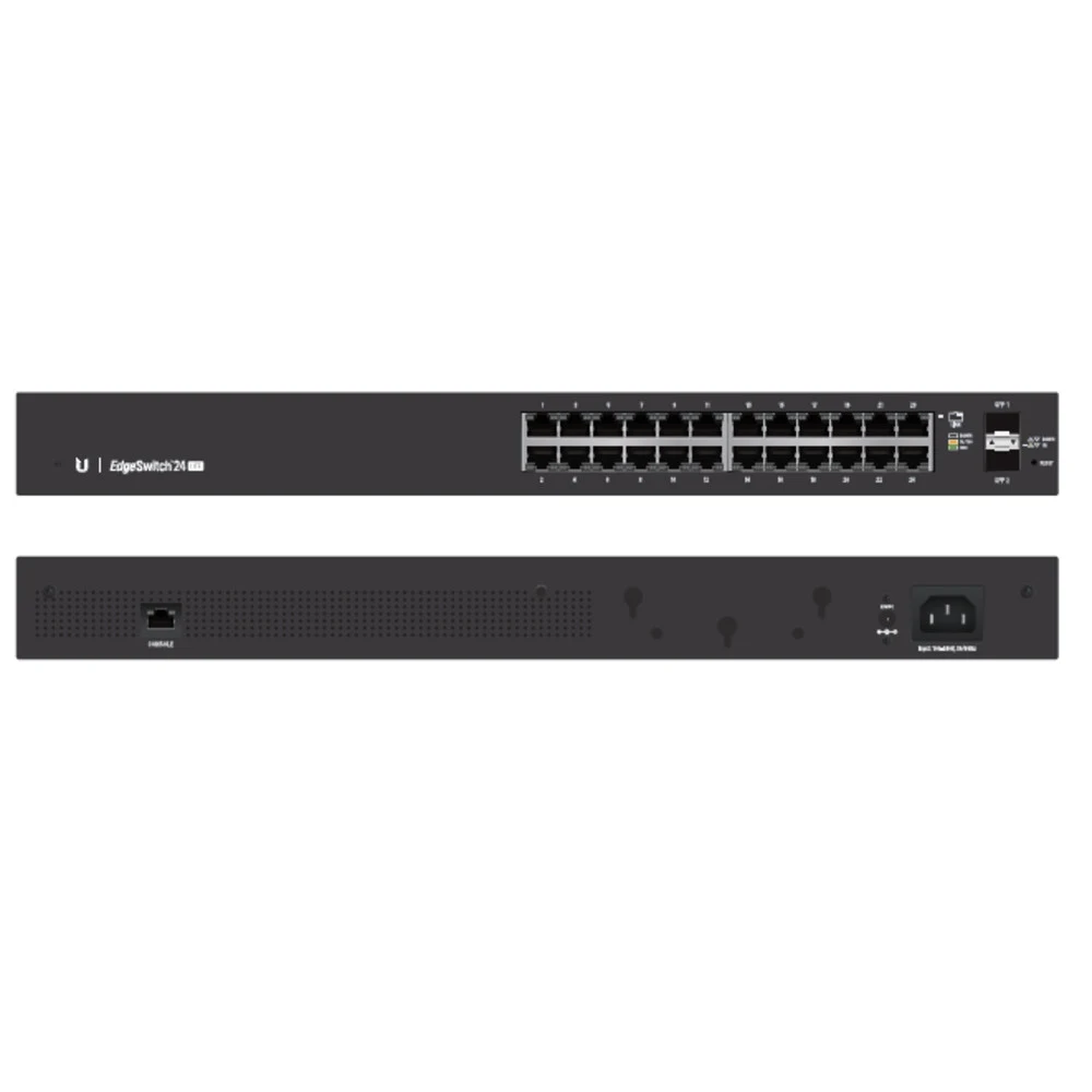 UBIQUITI ES-24-Lite 24-х портовый гигабитный свитч с тихой системой охлаждения