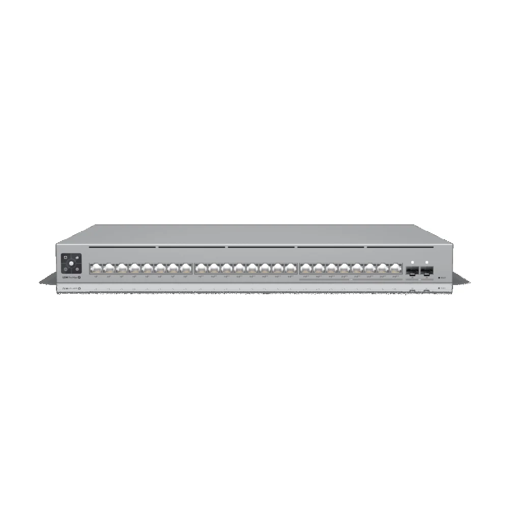 Коммутатор Ubiquiti USW-Pro-Max-24-PoE 24-port, Layer 3 Etherlighting™ switch with 16х1G RJ45, 8x2.5G, 2х10G SFP+ output 400W