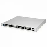 Коммутатор, Ubiquiti, USW-Pro-48-POE, Switch, Управляемый L3, 48 портов 10/100/1000 Mbps RJ4 (40PoE+ . 8PoE++ до60Вт), 802.3af/at/bt, бюджет 600W, 4 порта SFP+, сенсорный LCDэкран, консоль, Стоечный