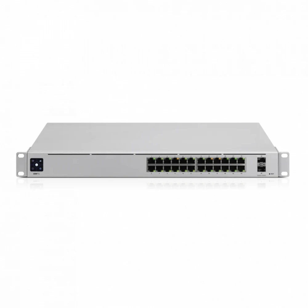 UniFi Switch 24 PRO [USW-Pro-24-EU] Ubiquiti коммутатор в стойку, 24х 1G RJ45, 2х 10G SFP+ {2} (070623)