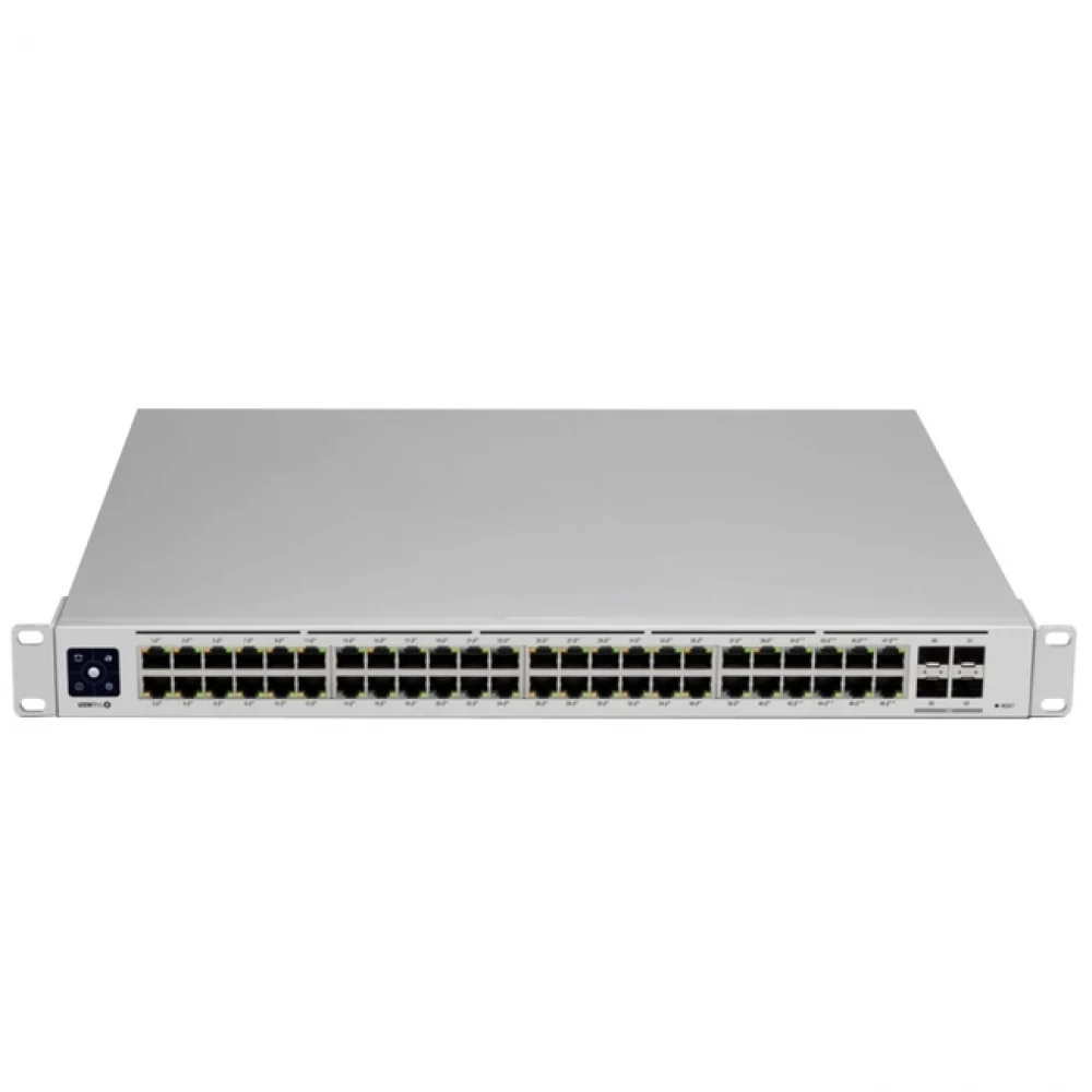 Коммутатор, Ubiquiti, USW-Pro-48, Unifi Switch, Управляемый L3, 48 портов 10/100/1000 Mbps RJ45, 4 порта SFP+