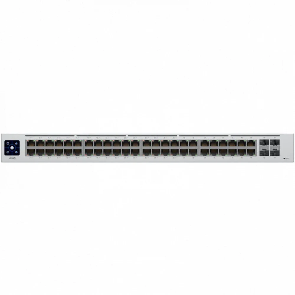 UniFi Switch 48 PoE [USW-48-PoE-EU] Ubiquiti PoE-коммутатор в стойку, 48х 1G RJ45, 4х SFP, раздача 195 Вт, (072146)