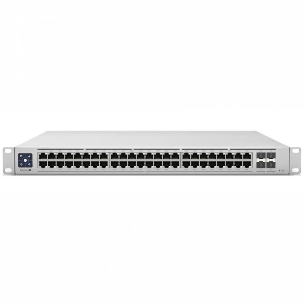 UniFi Switch Enterprise 48 PoE [USW-Enterprise-48-PoE] Ubiquiti PoE-коммутатор в стойку, 48х 2.5G RJ45, 4х 10G SFP+, раздача 720 Вт {2}