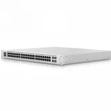 Ubiquiti Switch Enterprise 48 PoE Layer 3, PoE switch with (48) 2.5GbE, 802.3at PoE+ RJ45 ports and (4) 10G SFP+ ports.