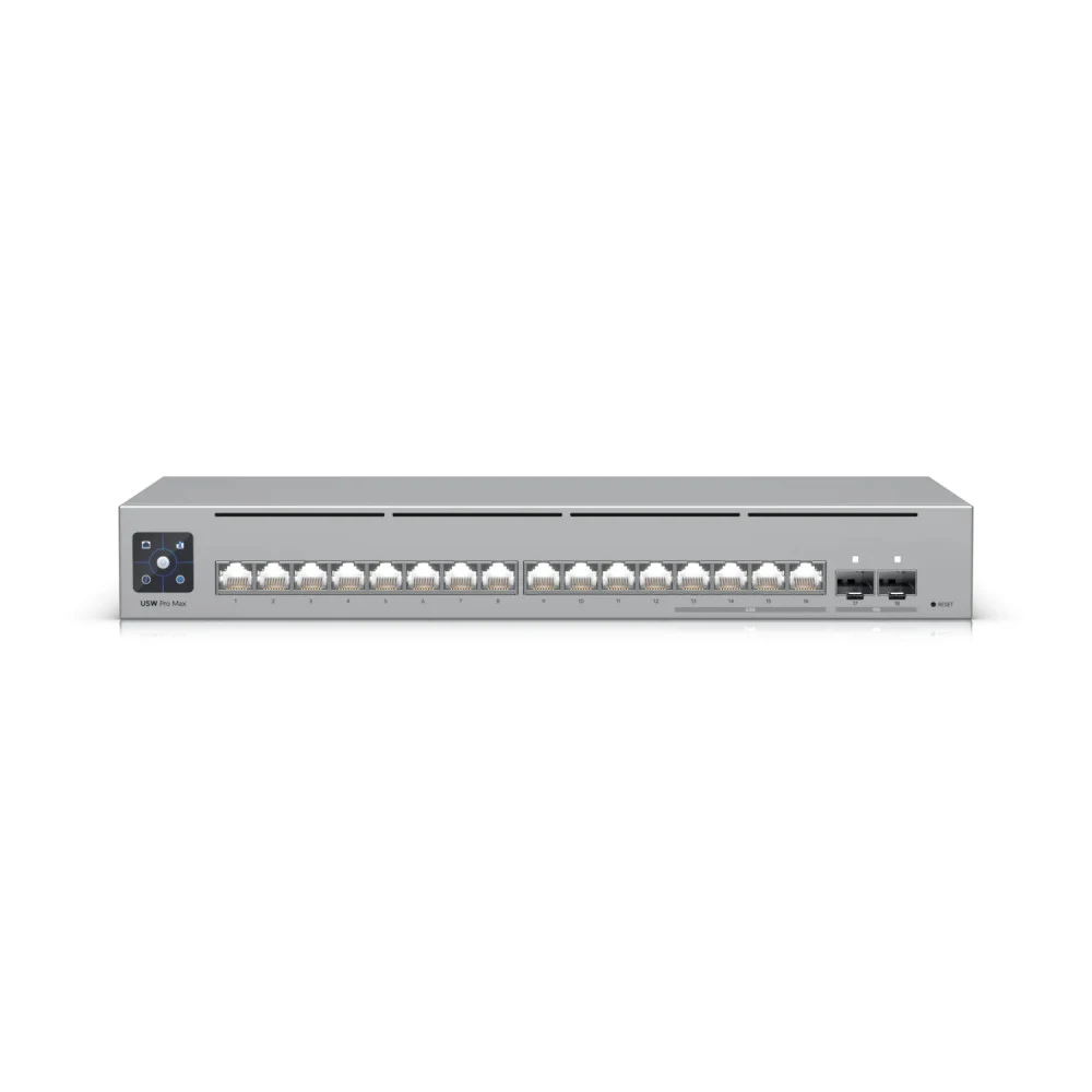 Коммутатор/ Networking interface, (12) GbE RJ45 ports (4) 1/2.5 GbE RJ45 ports (2) 10G SFP+ ports Total non-blocking throughput, 42 Gbps Switching capacity, 84 Gbps