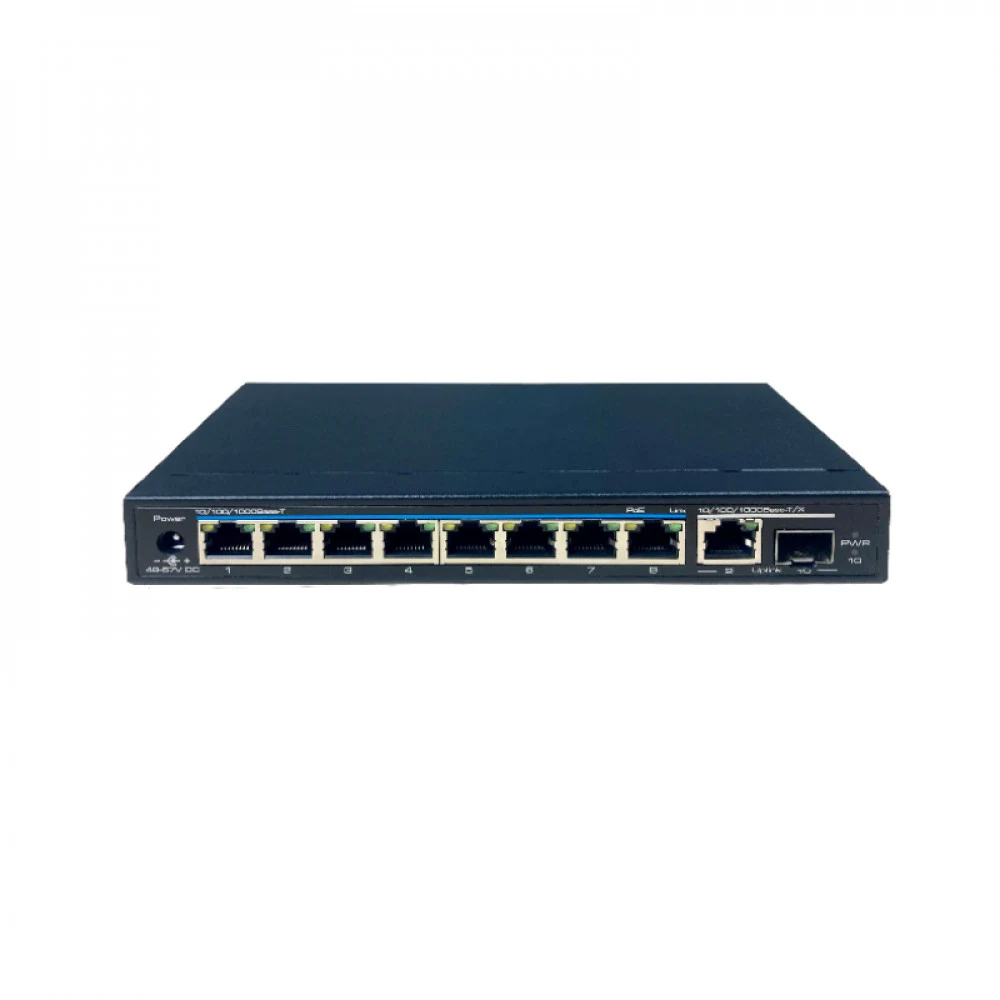 UTEPO UTP3310TS-PSB Коммутатор 8-портовый неуправляемый PoE