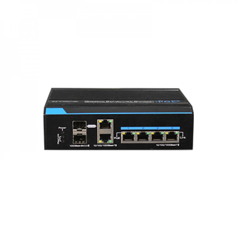UTEPO UTP7204GE-HPOE Промышленный 4-портовый неуправляемый коммутатор Hi-PoE