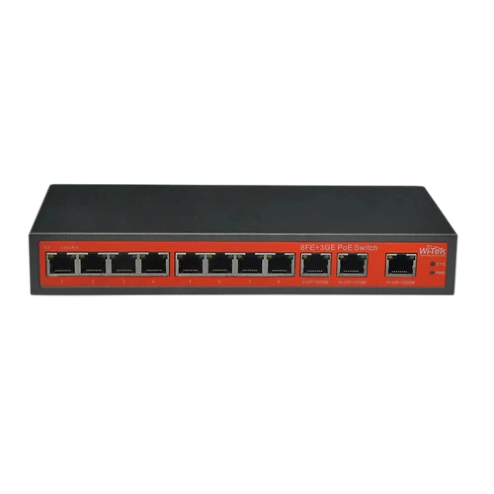 WI-PS311G-24V Wi-Tek Неуправляемый Poe коммутатор Passive PoE 24В
