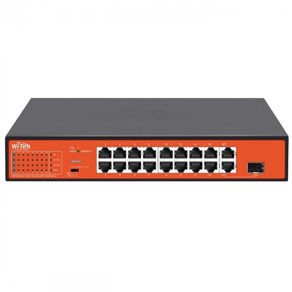 WI-PS518G V4 Неуправляемый коммутатор с функцией PoE