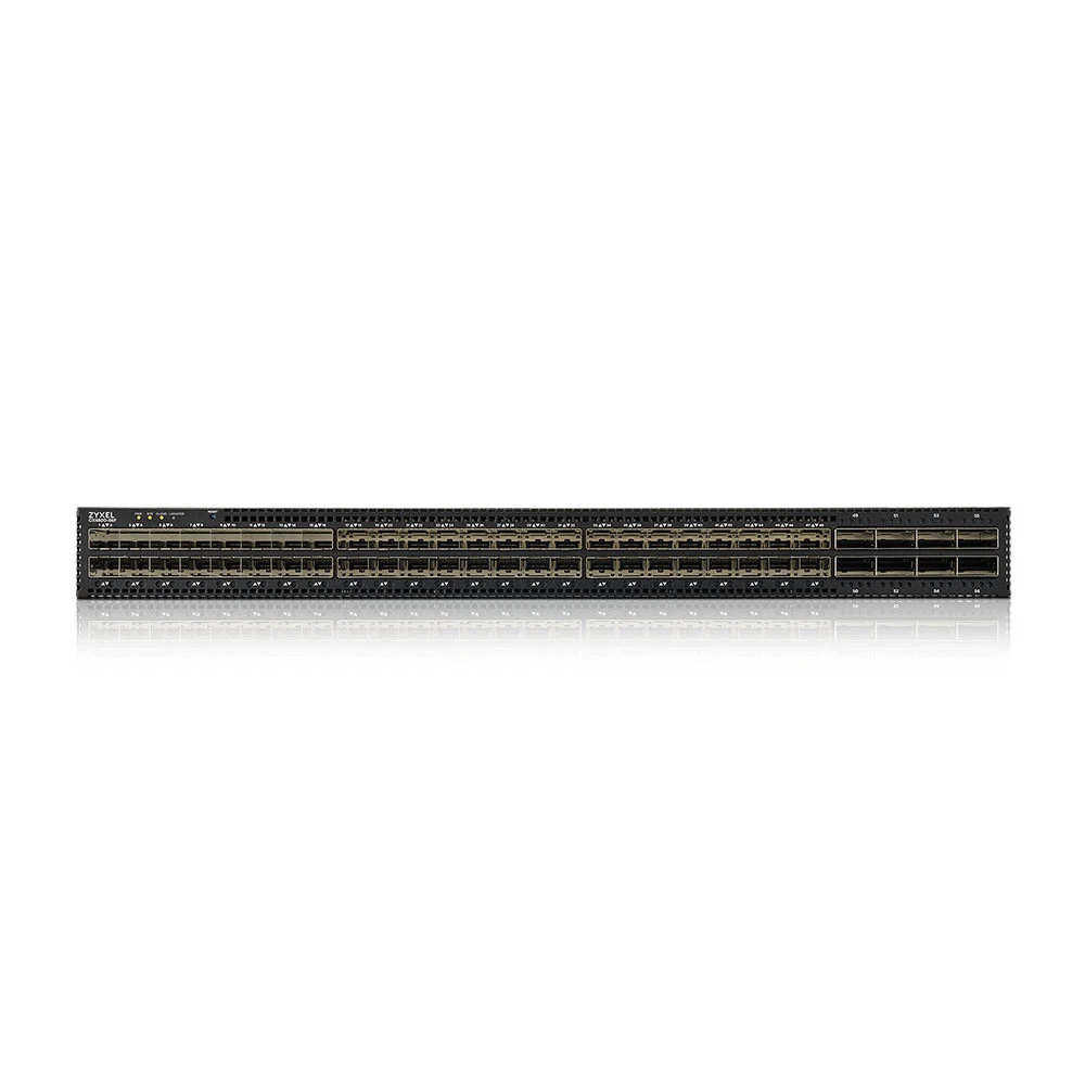 Коммутатор/ ZYXEL L3 Core Fiber Switch Zyxel NebulaFlex Pro CX4800-56F, 48xSFP28: 10/25G , 8xQSFP28: 100G, rack 19", incl. 2xPSU AС, stackable