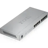 Zyxel GS1008HP, 8xGE PoE+, настольный, металлический, бесшумный, бюджет PoE 60 Вт