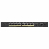 Коммутатор PoE+ Zyxel GS1100-10HP, 8xGE PoE+, 2xSFP, настольный, бесшумный, бюджет PoE 130 Вт, Kensigton lock