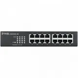 Switch 16 port 10/100/1000M Zyxel GS1100-16-EU0103F , Auto MDI/MDI-X, desktop\19rack, ext. PS