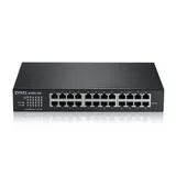 Гибридный Smart L2 коммутатор Zyxel NebulaFlex GS1915-24E, rack 19", 24xGE, бесшумный (без вентилятора), автономное/облачное управление