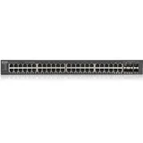 ZYXEL GS1920-48v2 Hybrid Smart switch Zyxel Nebula Flex, 44xGE, 4xCombo (SFP/RJ-45), 2xSFP, Standalone / cloud management