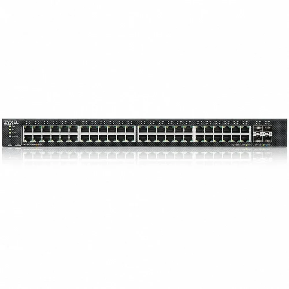 Коммутатор/ XGS1935-52, 52 Port Smart Managed Switch, 48x Gigabit Copper and 4x 10G SFP+, hybrid mode, standalone or NebulaFlex Cloud