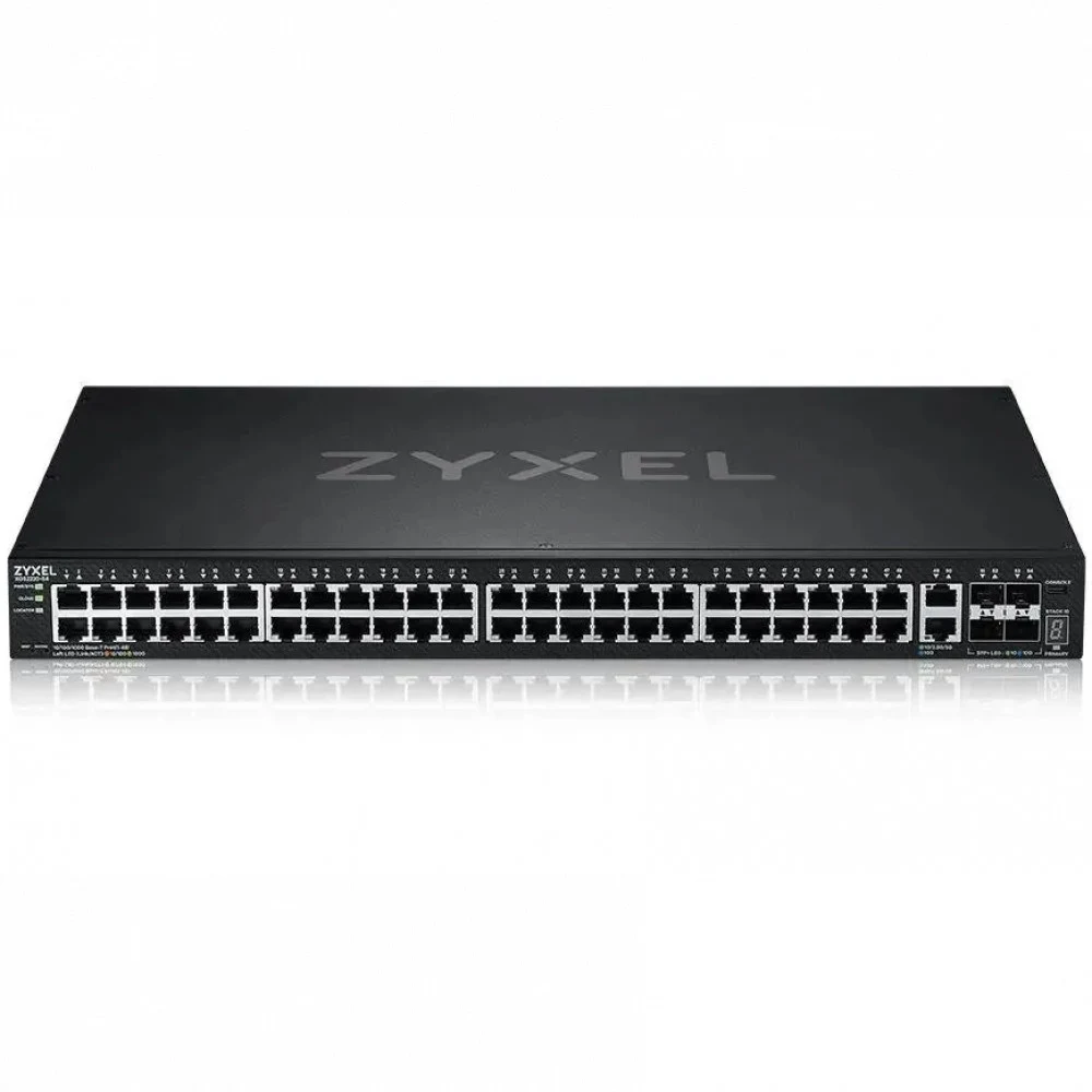 ZyXEL L3 Access коммутатор Zyxel NebulaFlex Pro XGS2220-54, rack 19", 48xRJ-45: 1G, 2xRJ-45: 1/2.5/5/10G, 4xSFP+// Категория товары без категории