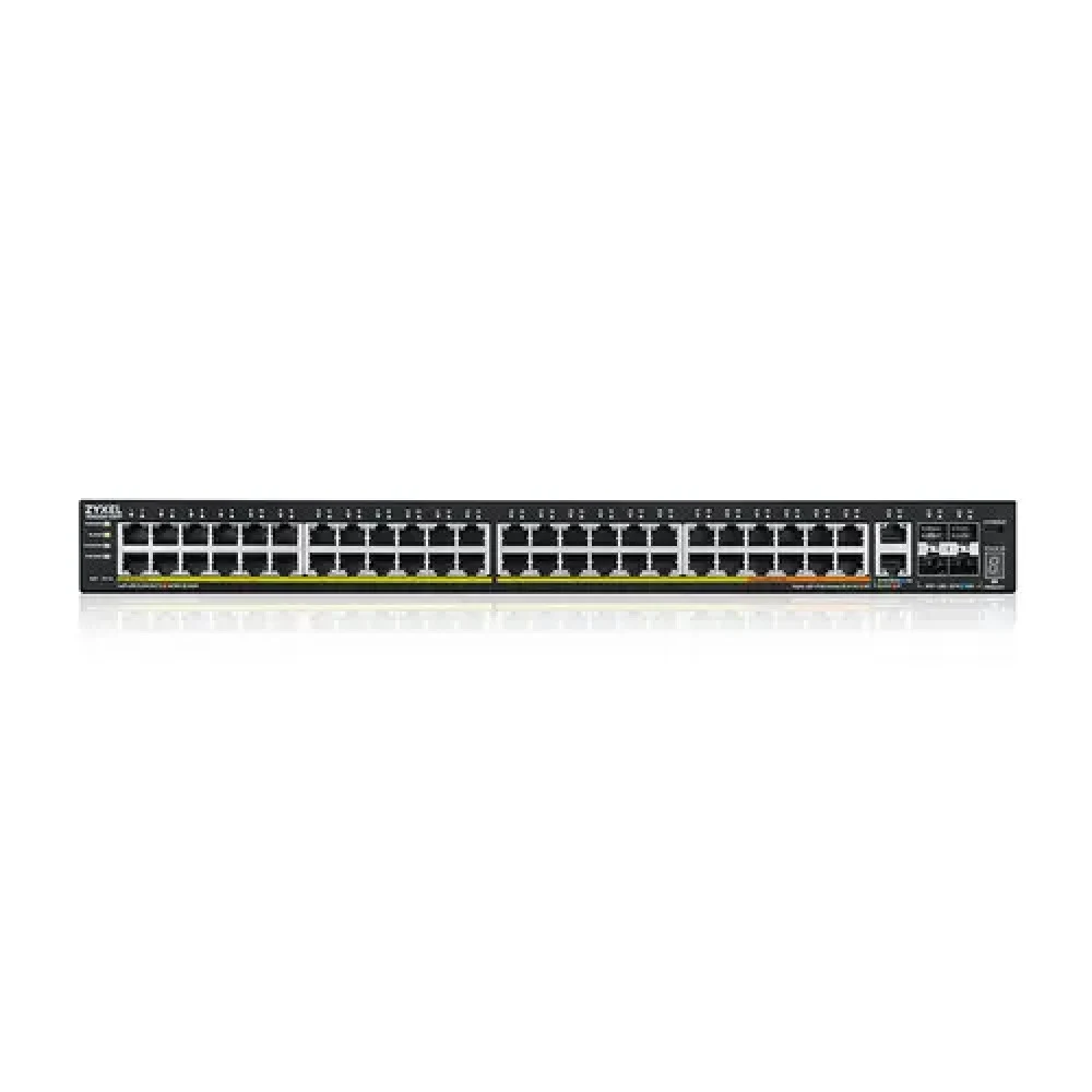 ZyXEL L3 Access коммутатор Zyxel NebulaFlex Pro XGS2220-54FP, rack 19", 48xRJ-45: 1G PoE+ (8 из них PoE++), 2xRJ-45: 1/2.5/5/10G PoE++, 4xSFP+, бюджет PoE 960 Вт// Категория товары без категории
