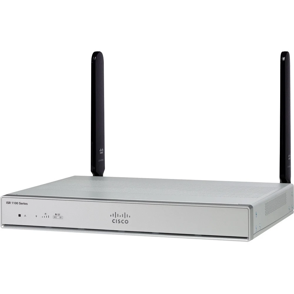 C1111-4PLTEEA Маршрутизатор ISR 1100 4P Dual GE Ethernet w/ LTE Adv SMS/GPS EMEA & NA