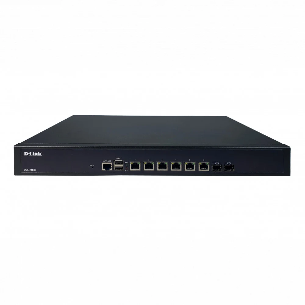 Маршрутизатор D-Link Сервисный маршрутизатор для сетей SMB, 6x1000Base-T WAN/LAN, 2x1000Base-X SFP WAN/LAN, 2xUSB, консольный порт RJ-45, 3G/LTE