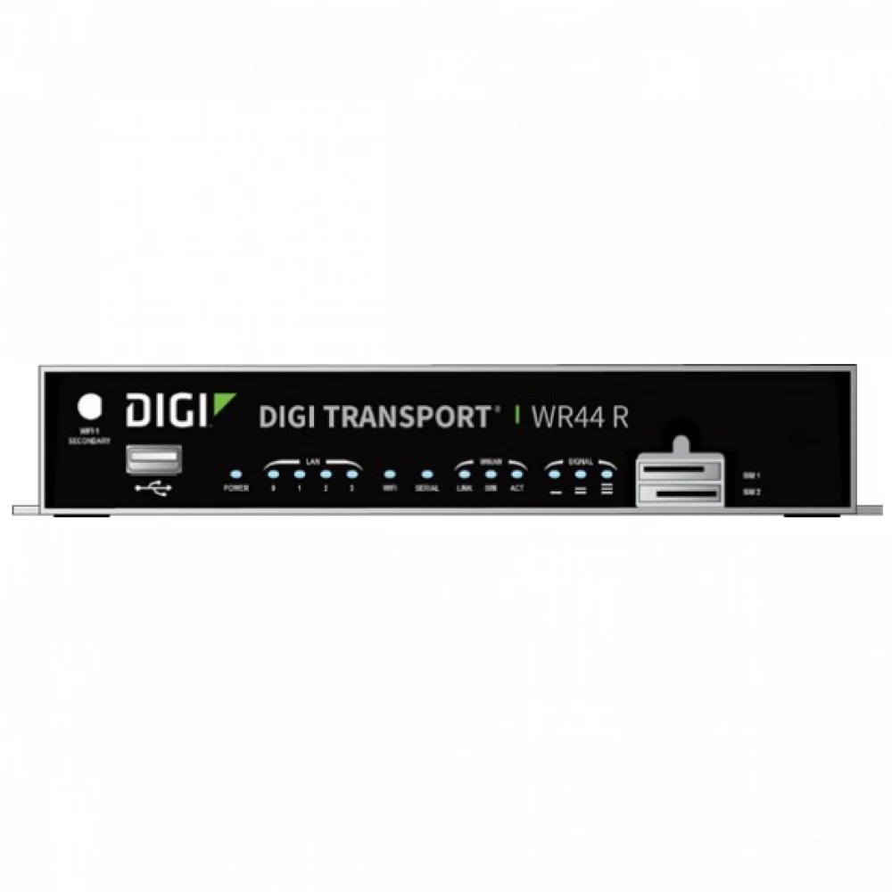 Digi Маршрутизатор беспроводной WR44R- LTE, WiFi, VPN, расширенный температурный диапазон, защищенный корпус