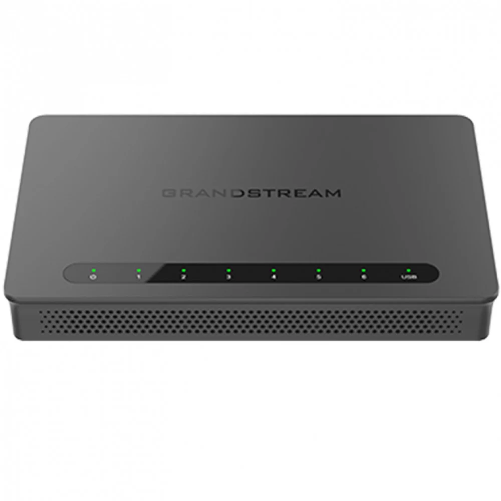 Маршрутизатор, Grandstream, GWN7001, 6x GbE WAN/LAN, VPN (530 Мбит/с), DPI, SDN, USB , встроенный локальный мастер GWN