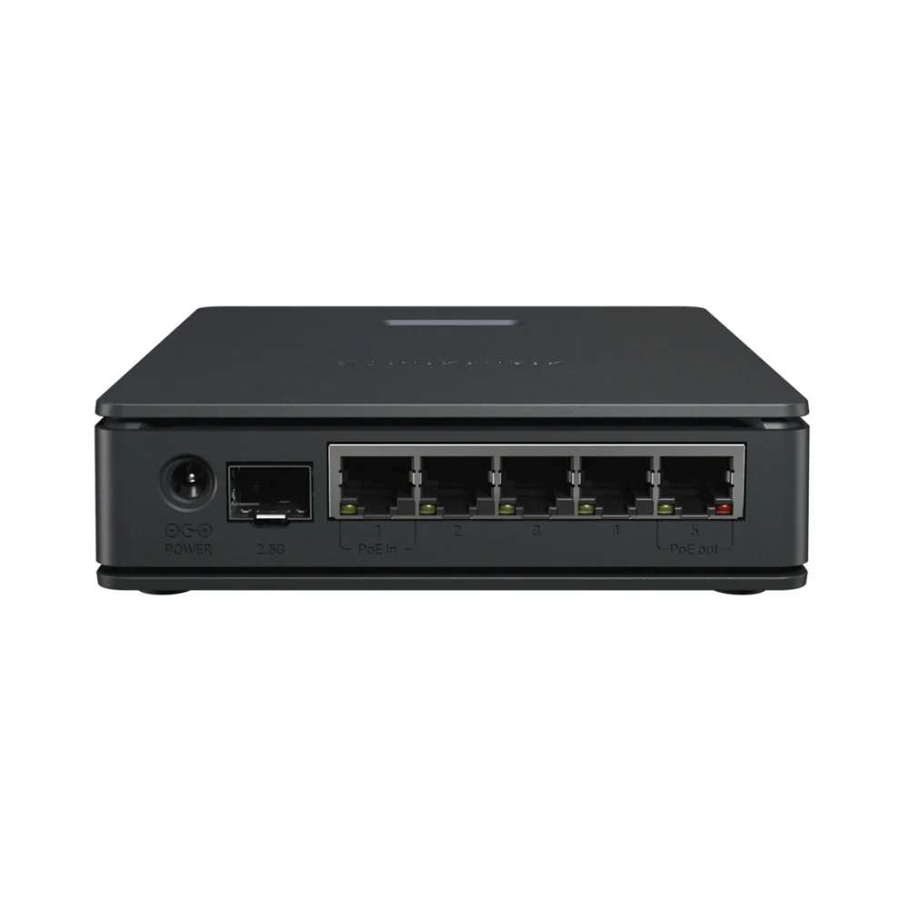 Маршрутизатор, MikroTik, E62iUGS-2axD5axT, hAP ax S, 5 портов 10/100/1000M (Ether1 Passive PoE), 1хSFP, Passive PoE in, 802.11b/g/n/ac/ax, AX2400, RouterOS (7), -40°C to 50°C, desktop