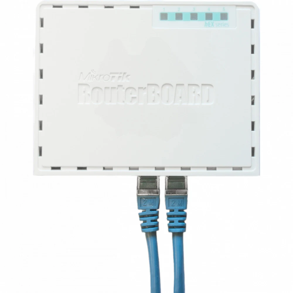 Маршрутизатор индустриальный, MikroTik, RB750Gr3, hEX, 5 портов 10/100/1000M, Passive PoE in, RouterOS (4), -40°C to 70°C, plastic case