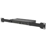 MikroTik RouterBOARD 4011iGS+ with Annapurna Alpine AL21400 Cortex A15 CPU (4-cores, 1.4GHz per core), 1GB RAM, 10xGbit LAN, 1xSFP+ port, RouterOS L5, desktop case, rackmount ears, PSU